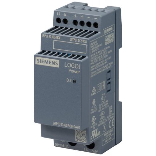 Siemens LOGO! Power supply Power 24V / 1,3A 6EP3331-6SB00-0AY0