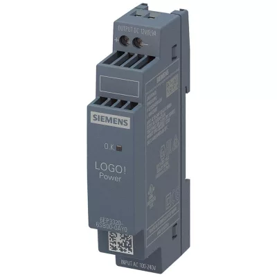 Siemens LOGO! Tápegység Power 12V/0,9A 6EP3320-6SB00-0AY0