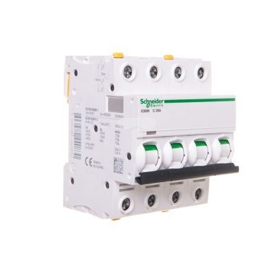 Schneider Kismegszakító 25A 4pol C karakt 6kA A9F04425