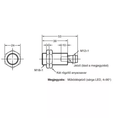 Inductive sensor Omron E2A-M18KS08-M1-B1