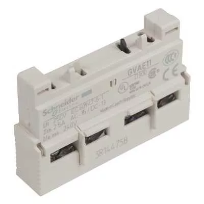 Schneider segédérintkező homloklapi 1NO+1NC GVAE11