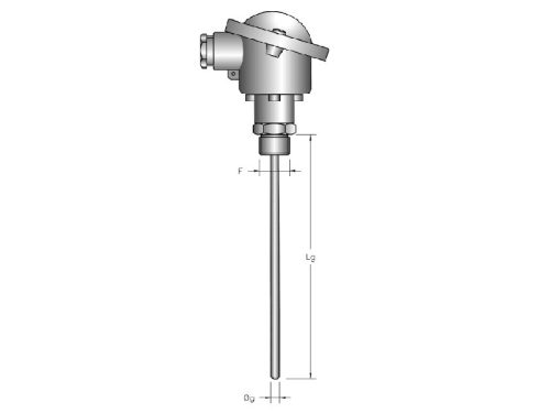 Thermocouple Pt100 HTP-B6x100M 1/2 B