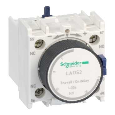 Schneider Magnetic contactor auxiliary 1NO + 1NC pull-in delay. LADS2