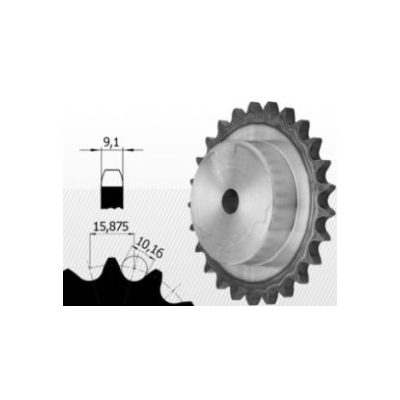 Hardened sprocket 10B-1 Z=10