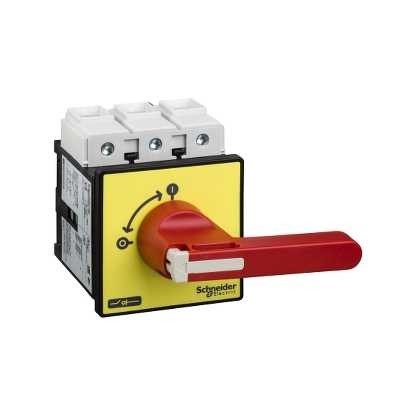   Schneider Kézi kapcsoló 125A BE/KI mellső rögz vészleállító VCF5