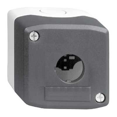 Schneider Üres doboz 1lyukú vil.szürke/s.szürke XALD01