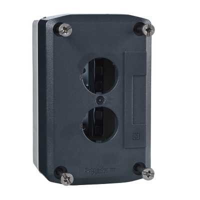 Schneider Üres doboz 2lyukú vil.szürke/s.szürke XALD02