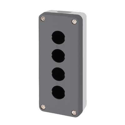 Schneider Üres doboz 4lyukú vil.szürke/s.szürke XALD04