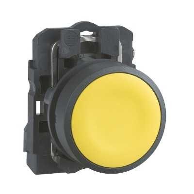 Schneider Nyomógomb 22mm sárga 1NO XB5AA51