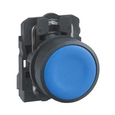 Schneider nyomógomb 22mm kék 1NO XB5AA61