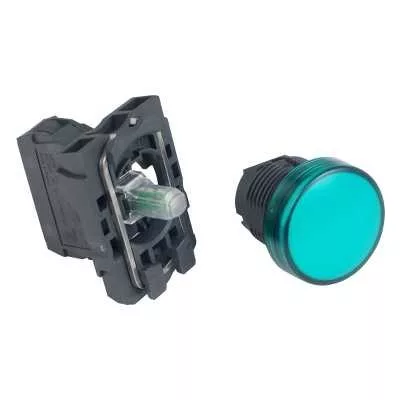 Schneider Jelzőlámpa 22mm zöld LED-del XB5AVB3
