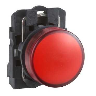 Schneider Jelzőlámpa 22mm piros LED-del XB5AVB4