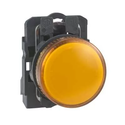 Schneider Jelzőlámpa 22mm sárga LED-del XB5AVB5