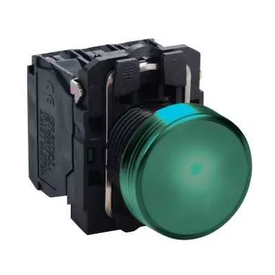 Schneider Jelzőlámpa 22mm zöld LED-del XB5AVM3