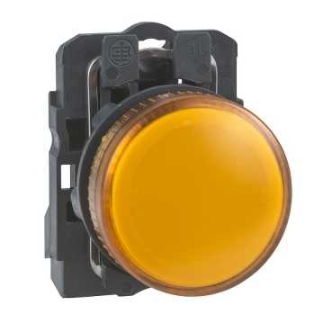 Schneider Illuminating block with 22mm yellow LED XB5AVM5