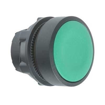Schneider Nyomógomb 22mm zöld síkban levő ZB5AA3