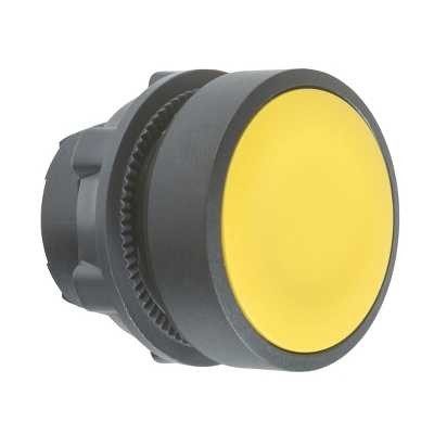 Schneider Nyomógomb 22mm sárga síkban levő ZB5AA5