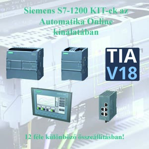 Siemens PLC kezdőcsomagok, KIT-ek